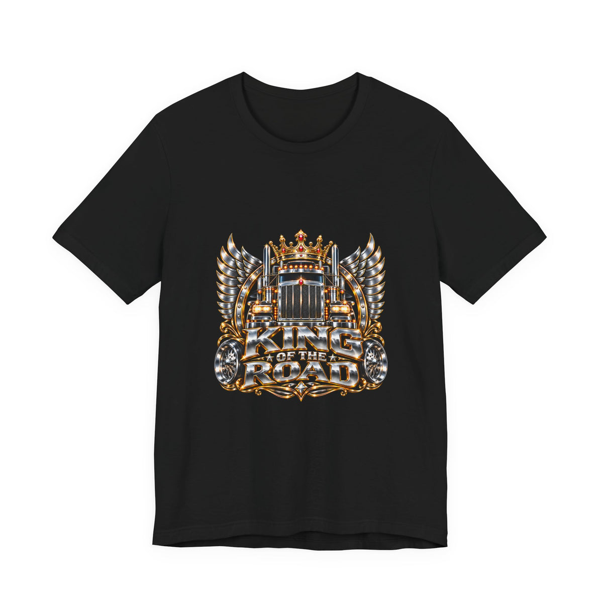 King of the Road unisex T-shirt in Black