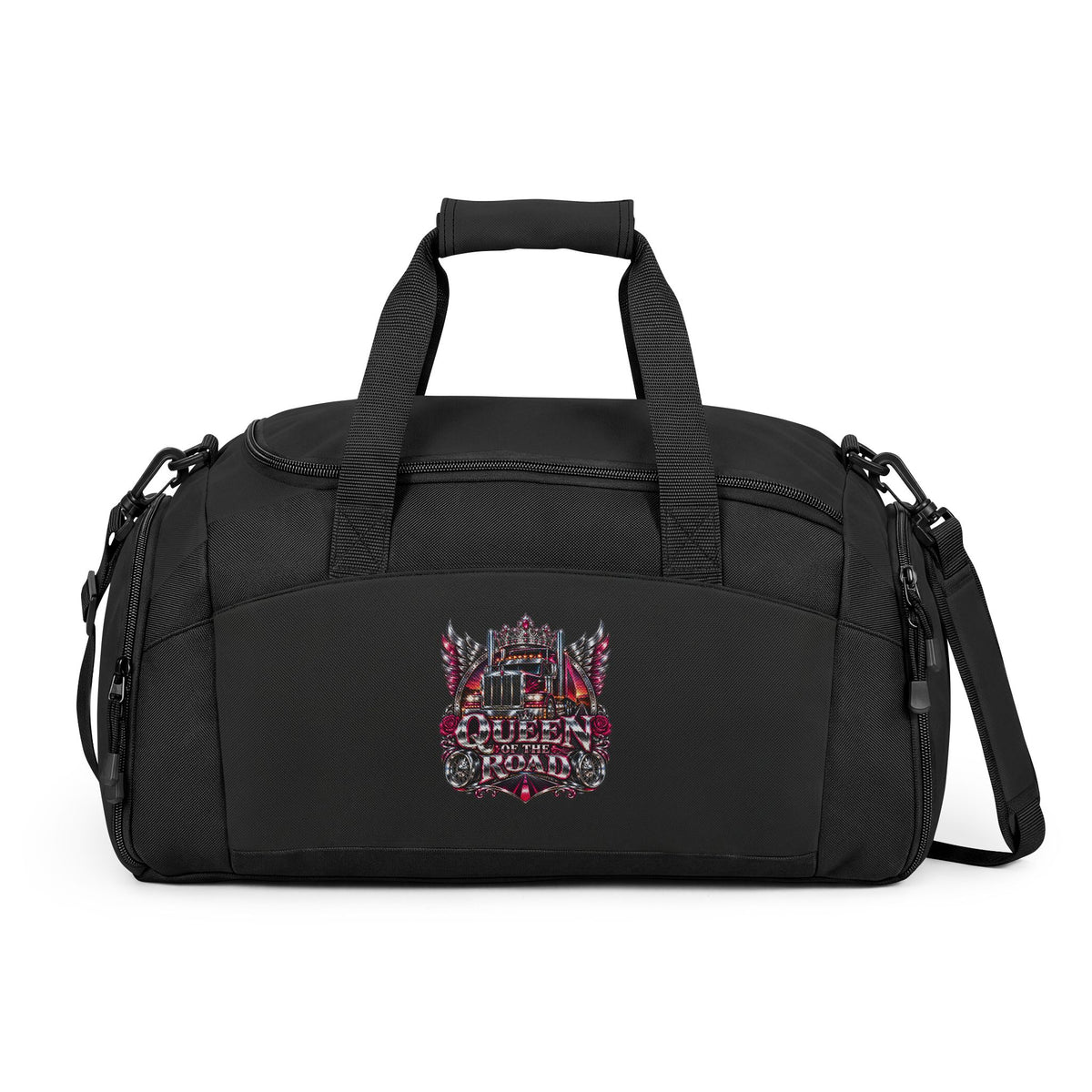 Queen of the Road duffel bag in Black