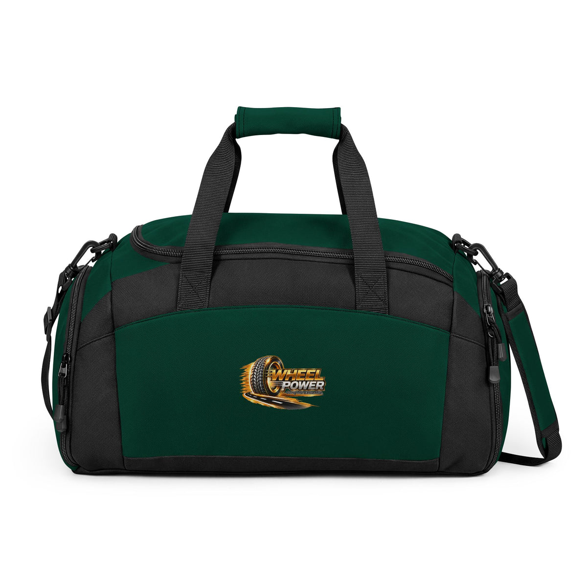 Wheel Power Going the Extra Mile duffel bag in Hunter