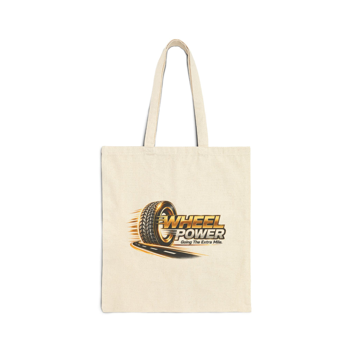 Wheel Power Going the Extra Mile tote bag in Natural