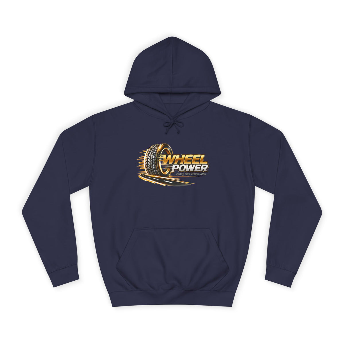 Wheel Power Going the Extra Mile pullover hoodie in Oxford Navy