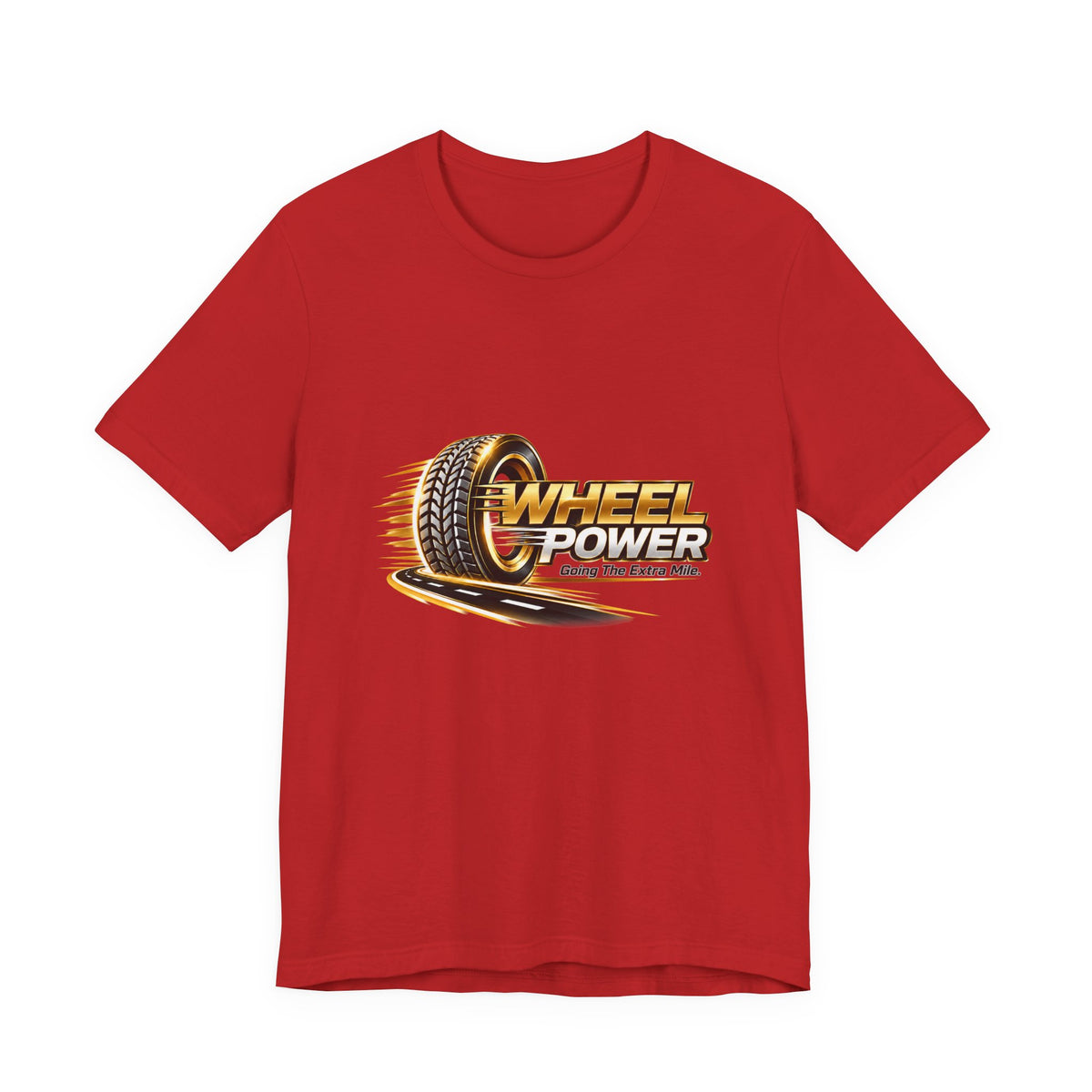 Wheel Power Going the Extra Mile unisex T-shirt in Red