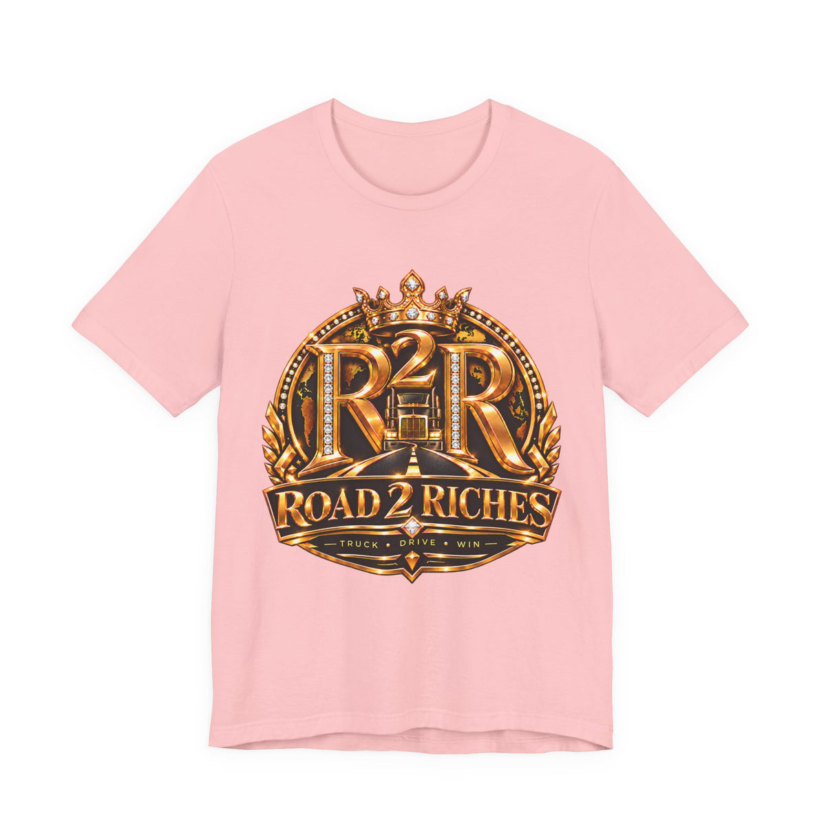 R2R Truck Drive Win unisex T-shirt in Pink