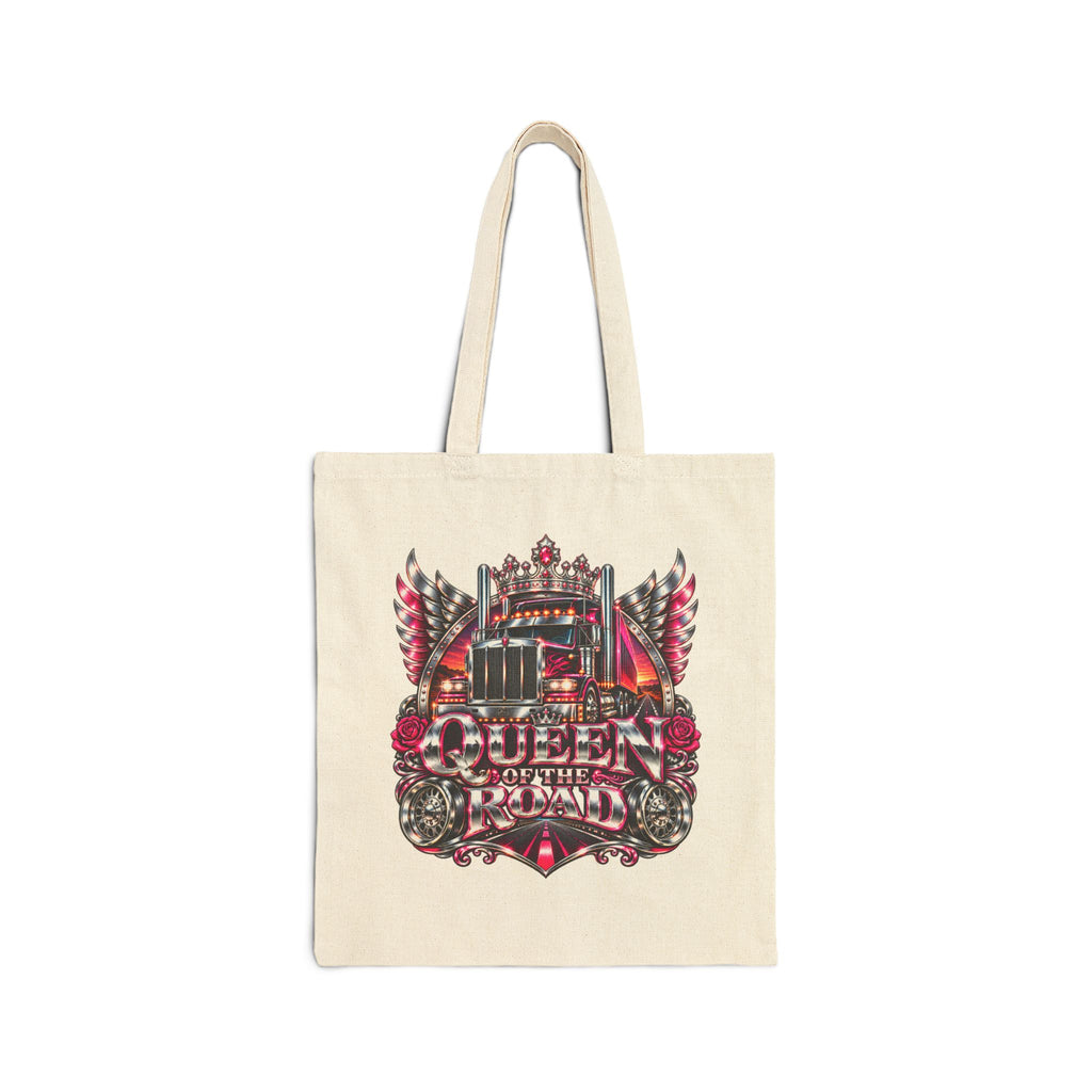 Queen of the Road tote bag in Natural