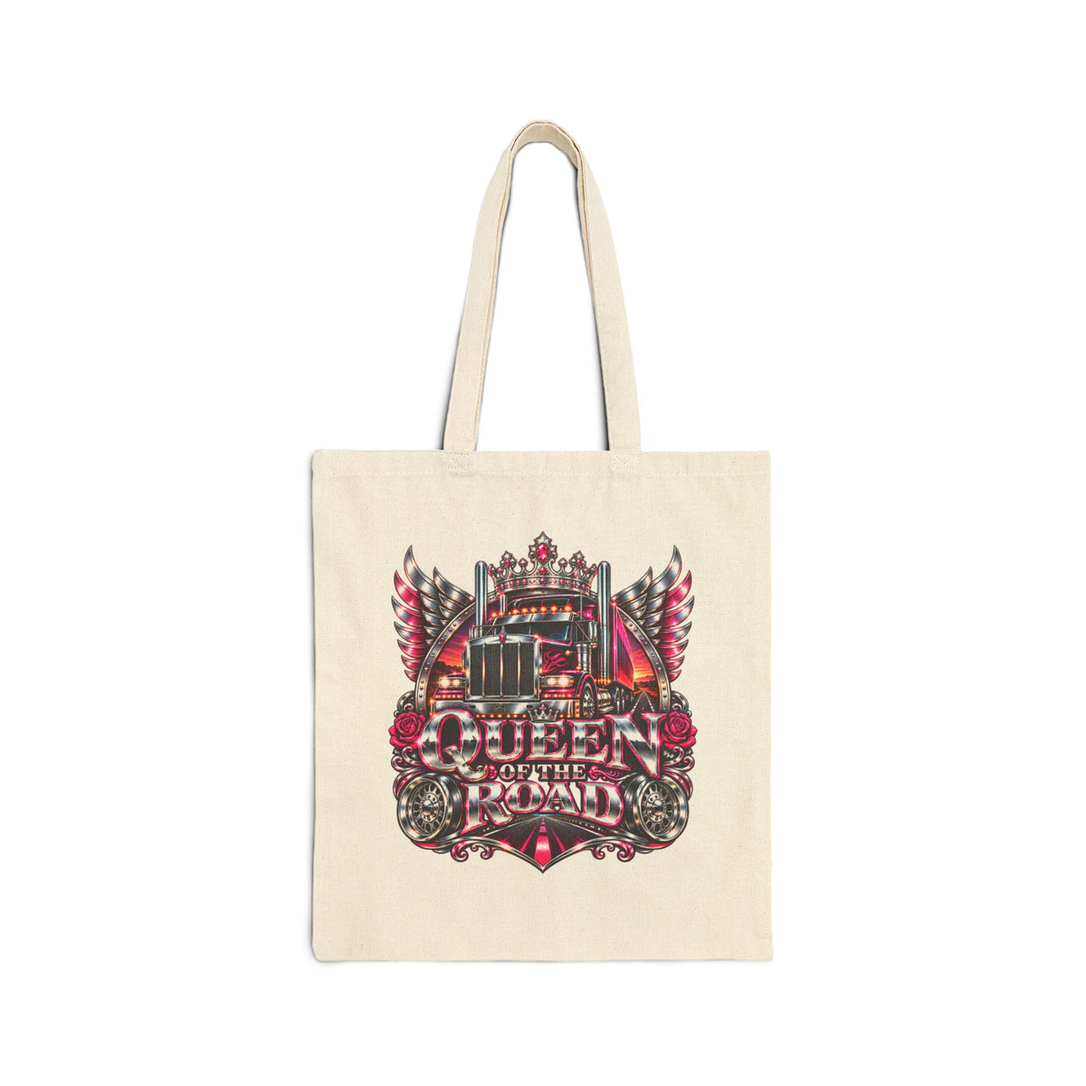 Queen of the Road tote bag in Natural