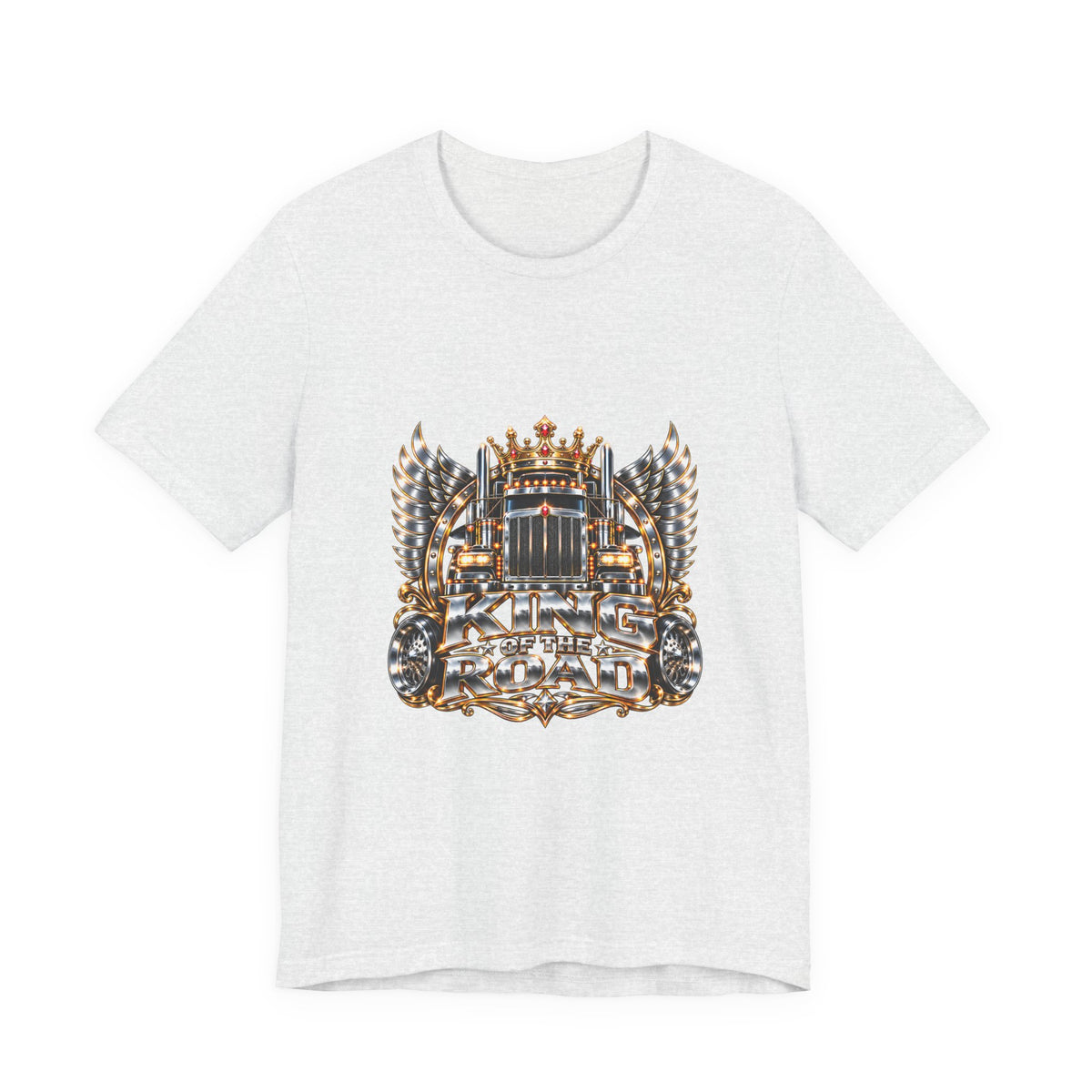 King of the Road unisex T-shirt in Ash