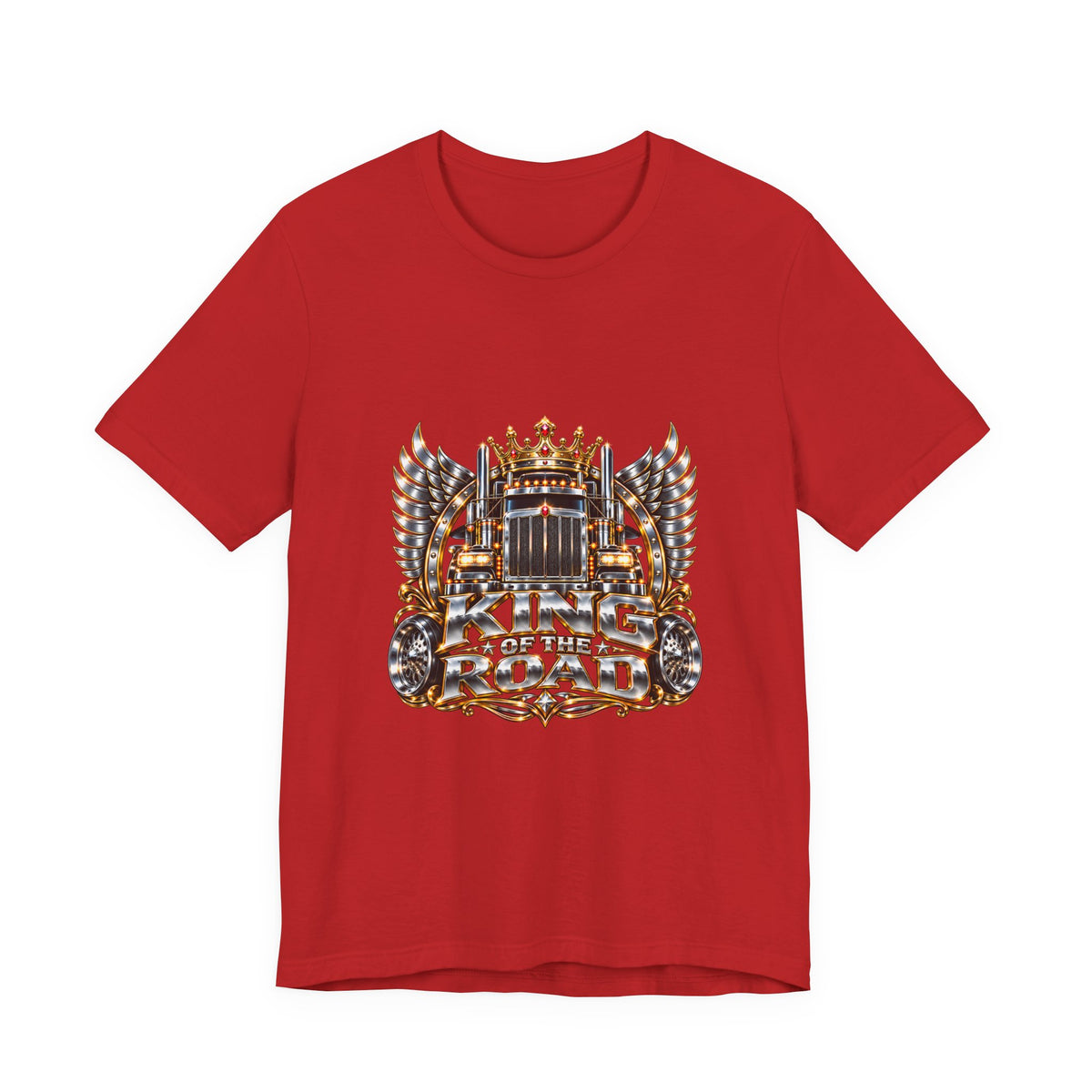 King of the Road unisex T-shirt in Red