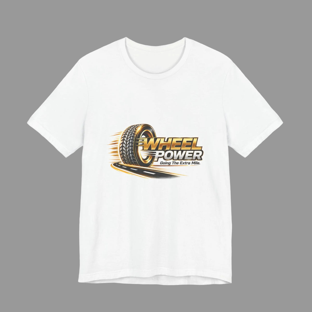 Wheel Power Going the Extra Mile unisex T-shirt product mockup