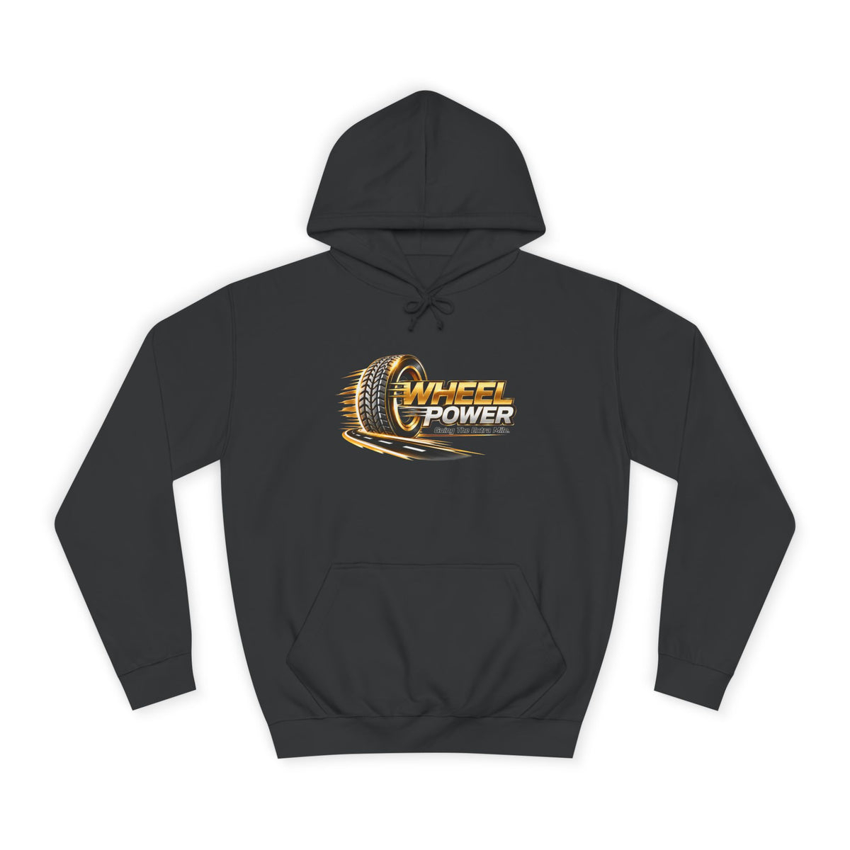 Wheel Power Going the Extra Mile pullover hoodie in Jet Black