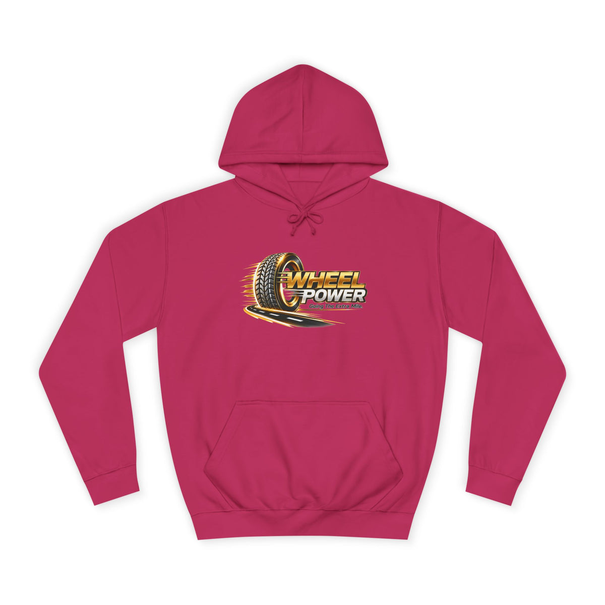 Wheel Power Going the Extra Mile pullover hoodie in Hot Pink