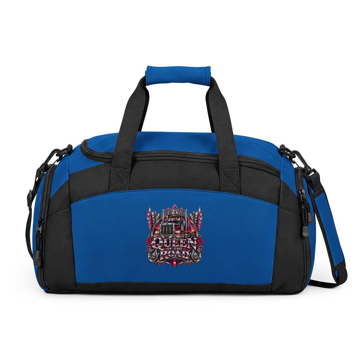 Queen of the Road duffel bag in Royal