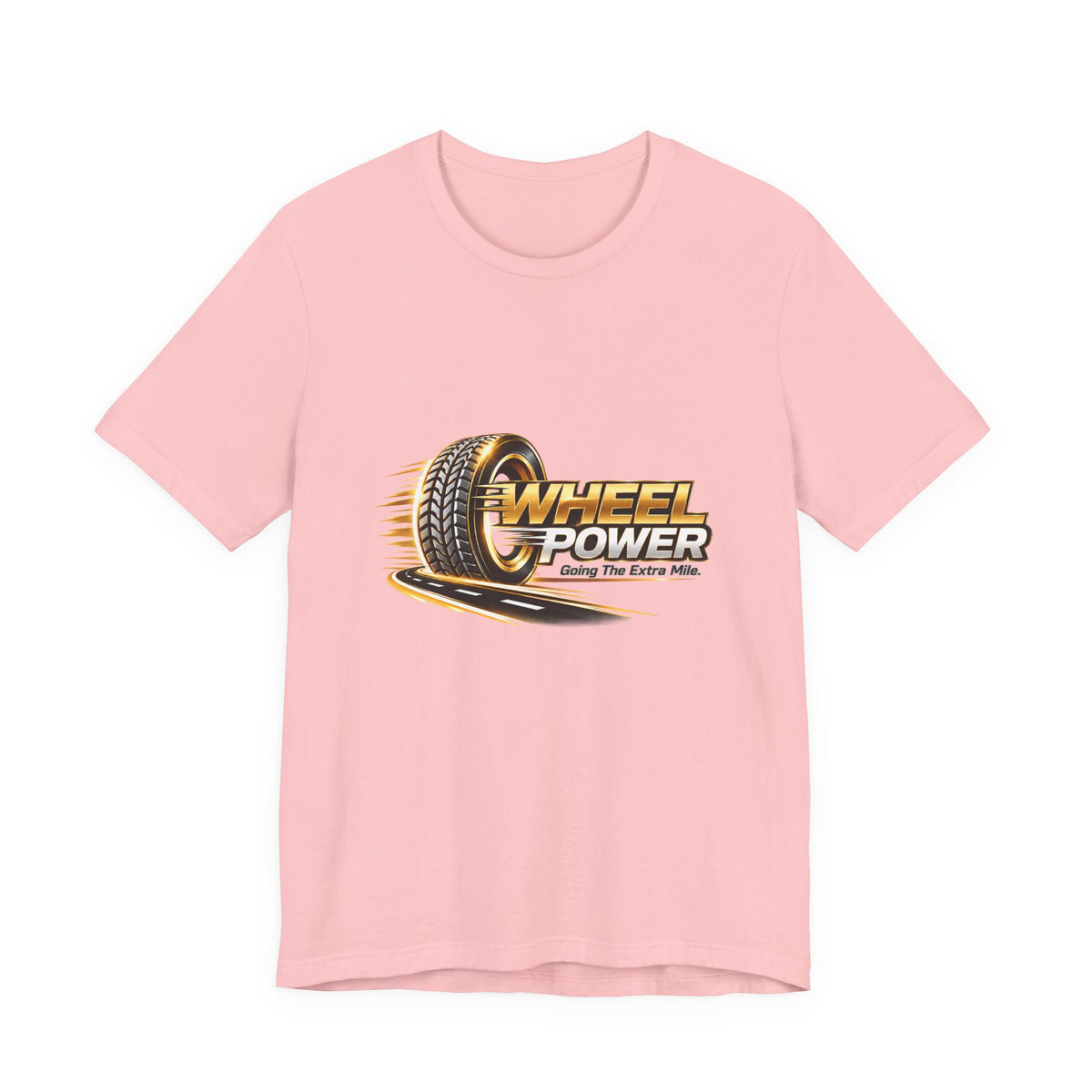 Wheel Power Going the Extra Mile unisex T-shirt in Pink