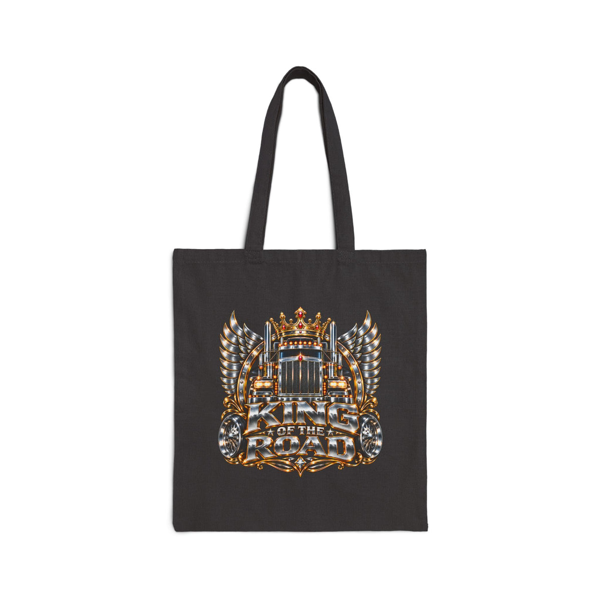 King of the Road tote bag in Black