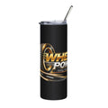 Wheel Power 20oz stainless steel tumbler in Black