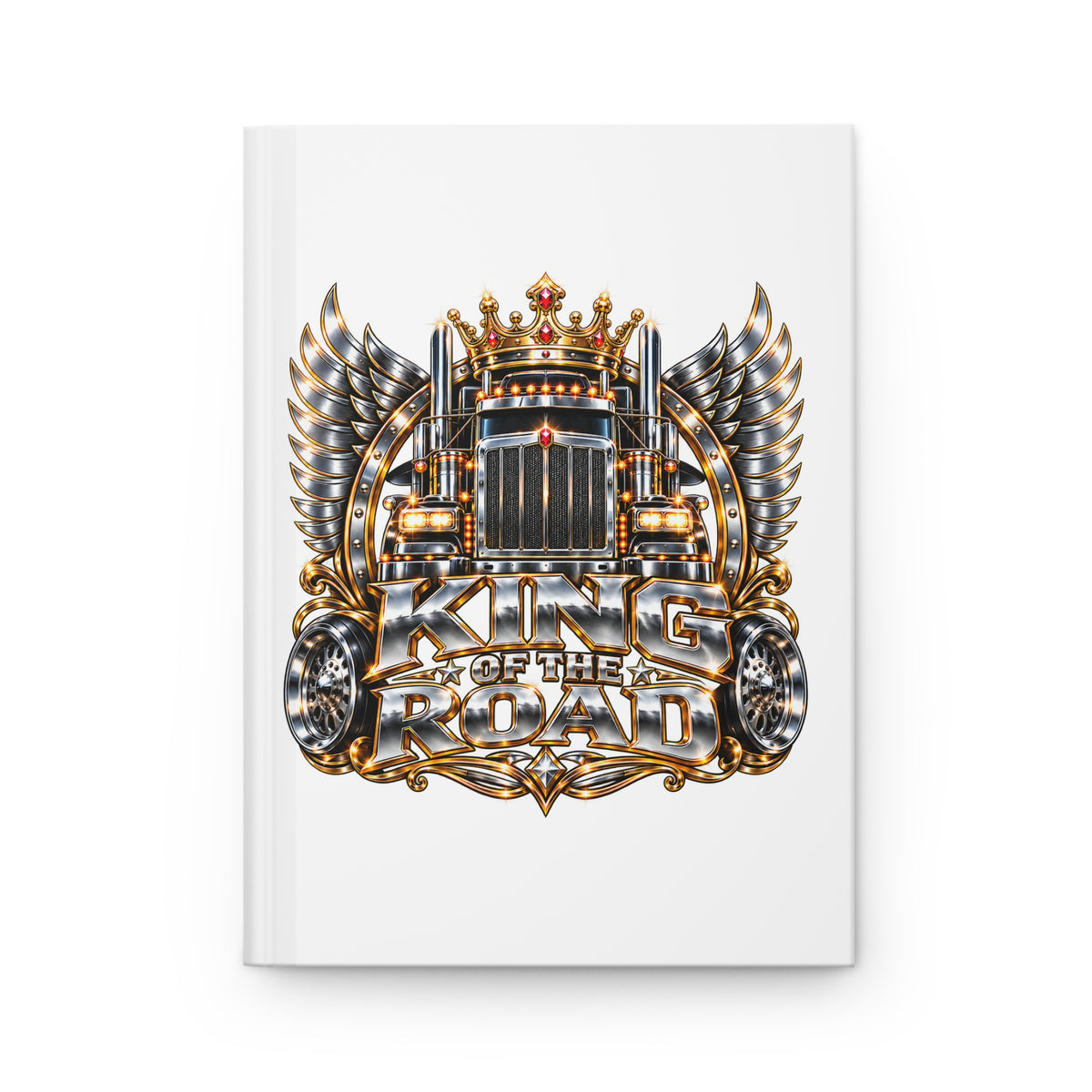 King of the Road journal product mockup