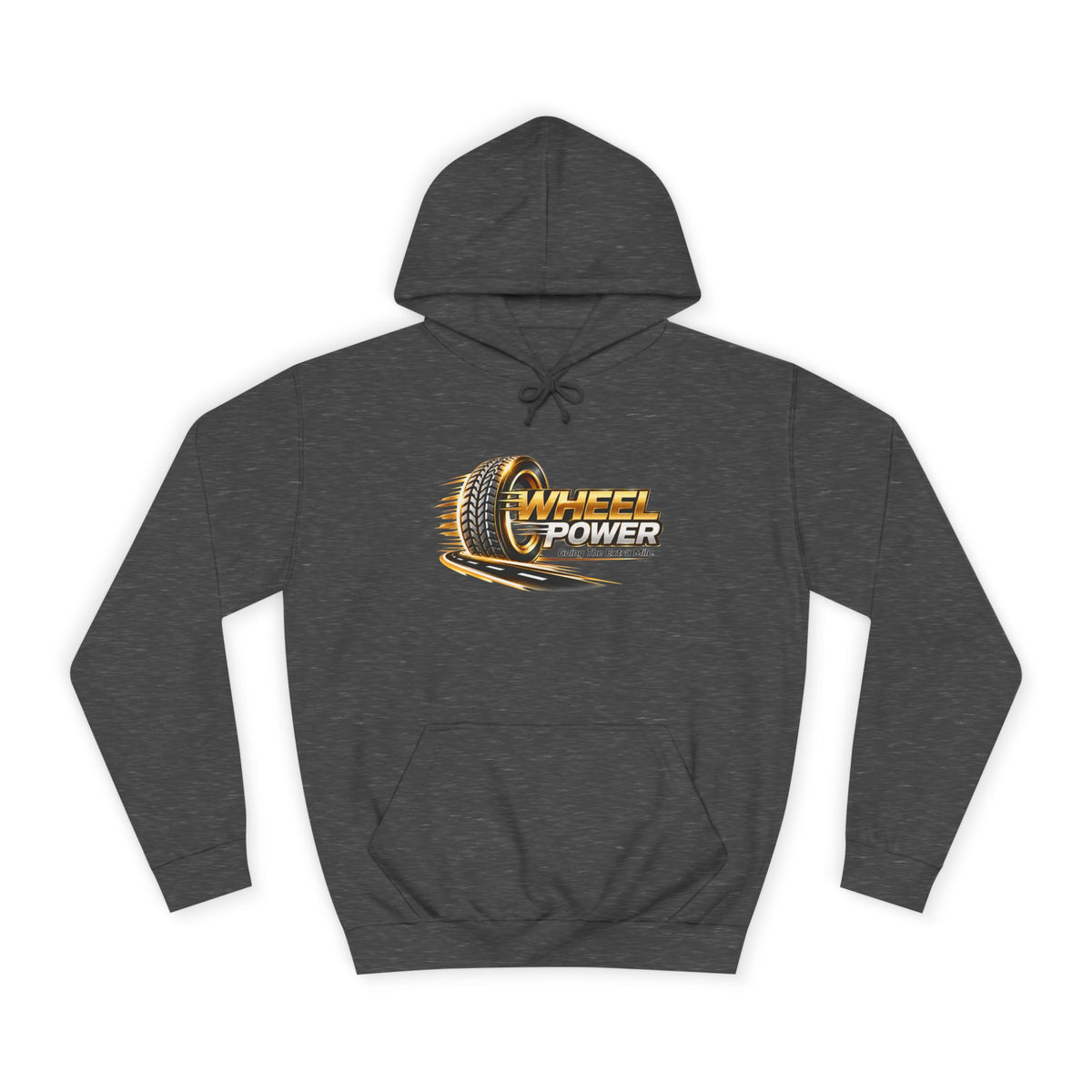 Wheel Power Going the Extra Mile pullover hoodie in Charcoal