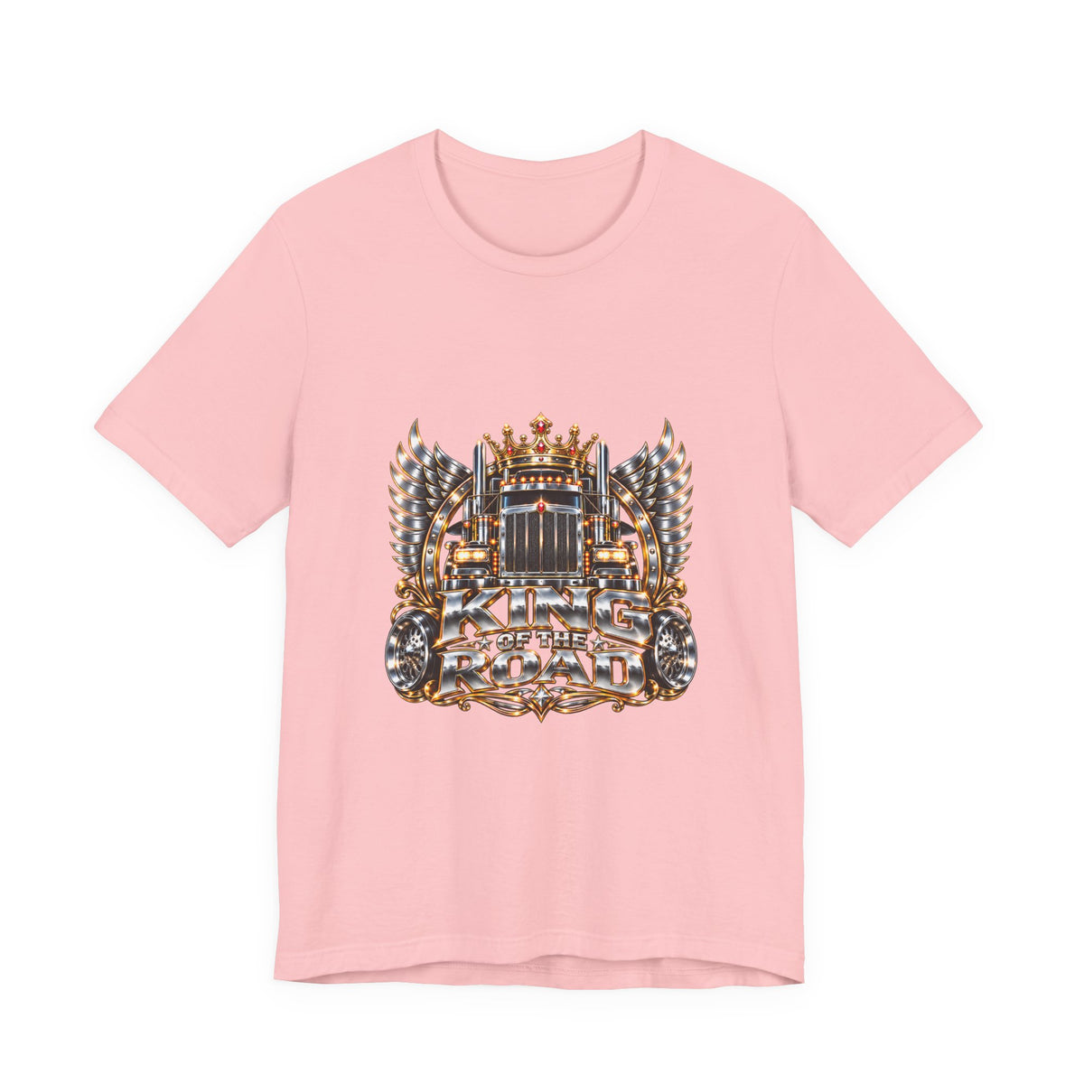 King of the Road unisex T-shirt in Pink