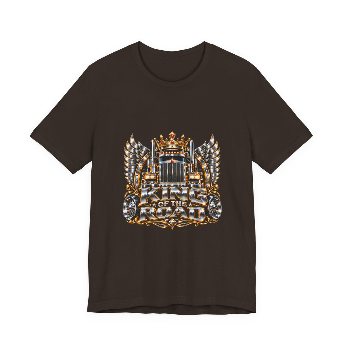King of the Road unisex T-shirt in Brown