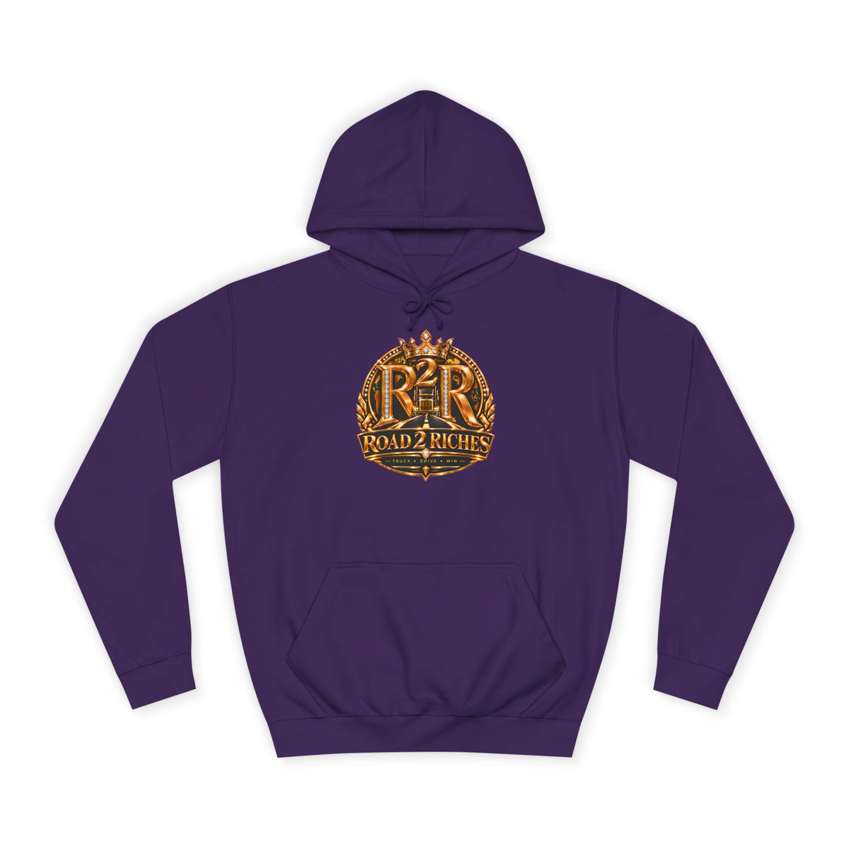 R2R Truck Drive Win pullover hoodie in Purple