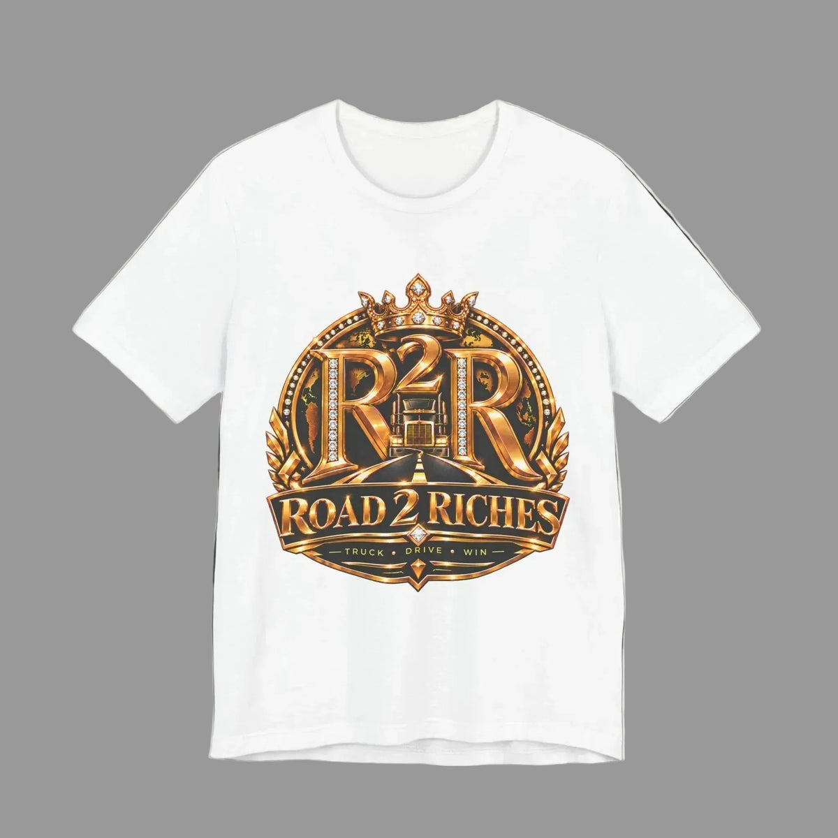 R2R Truck Drive Win unisex T-shirt product mockup