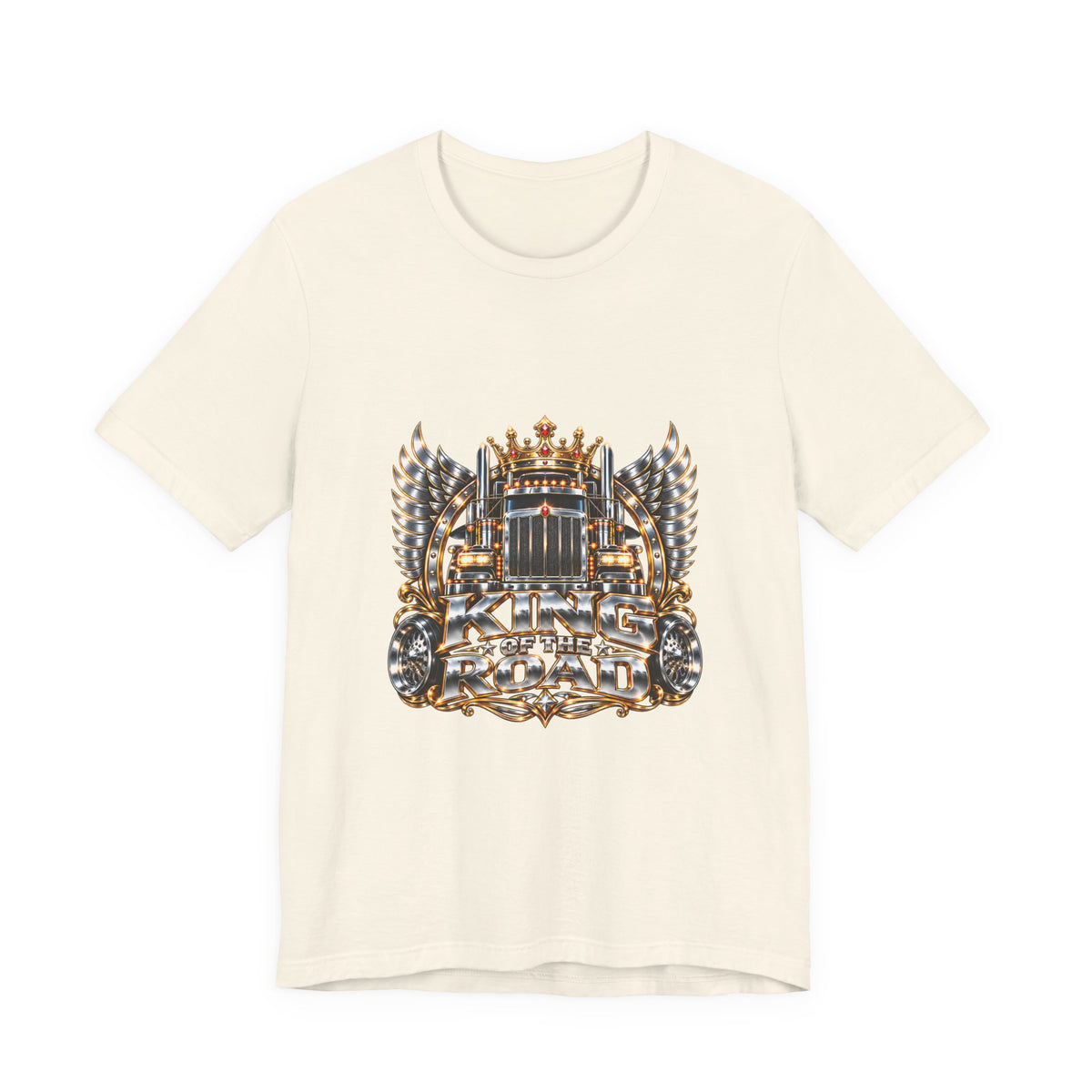 King of the Road unisex T-shirt in Natural