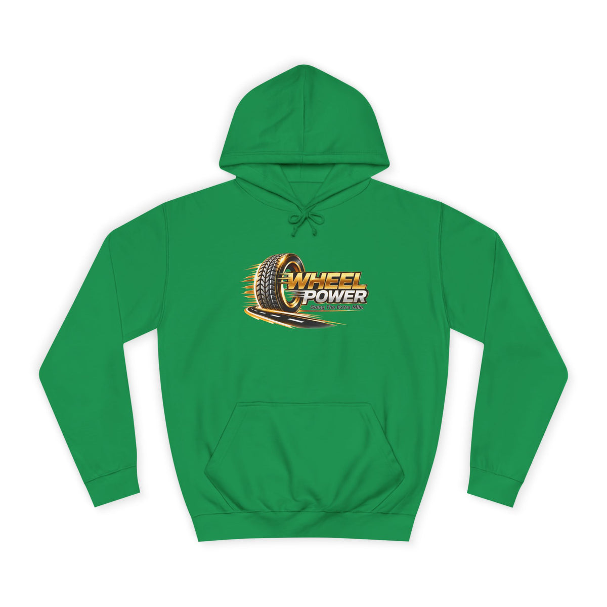Wheel Power Going the Extra Mile pullover hoodie in Kelly Green