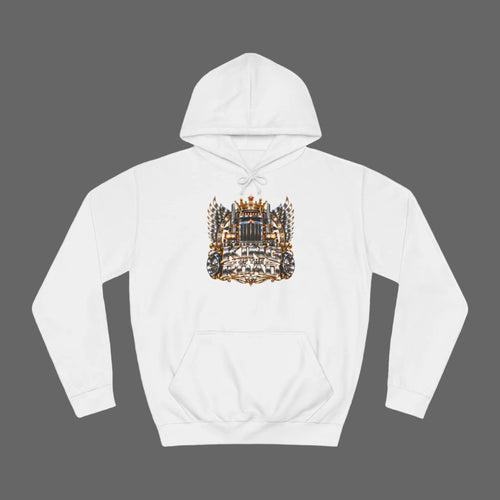 King of the Road pullover hoodie product mockup