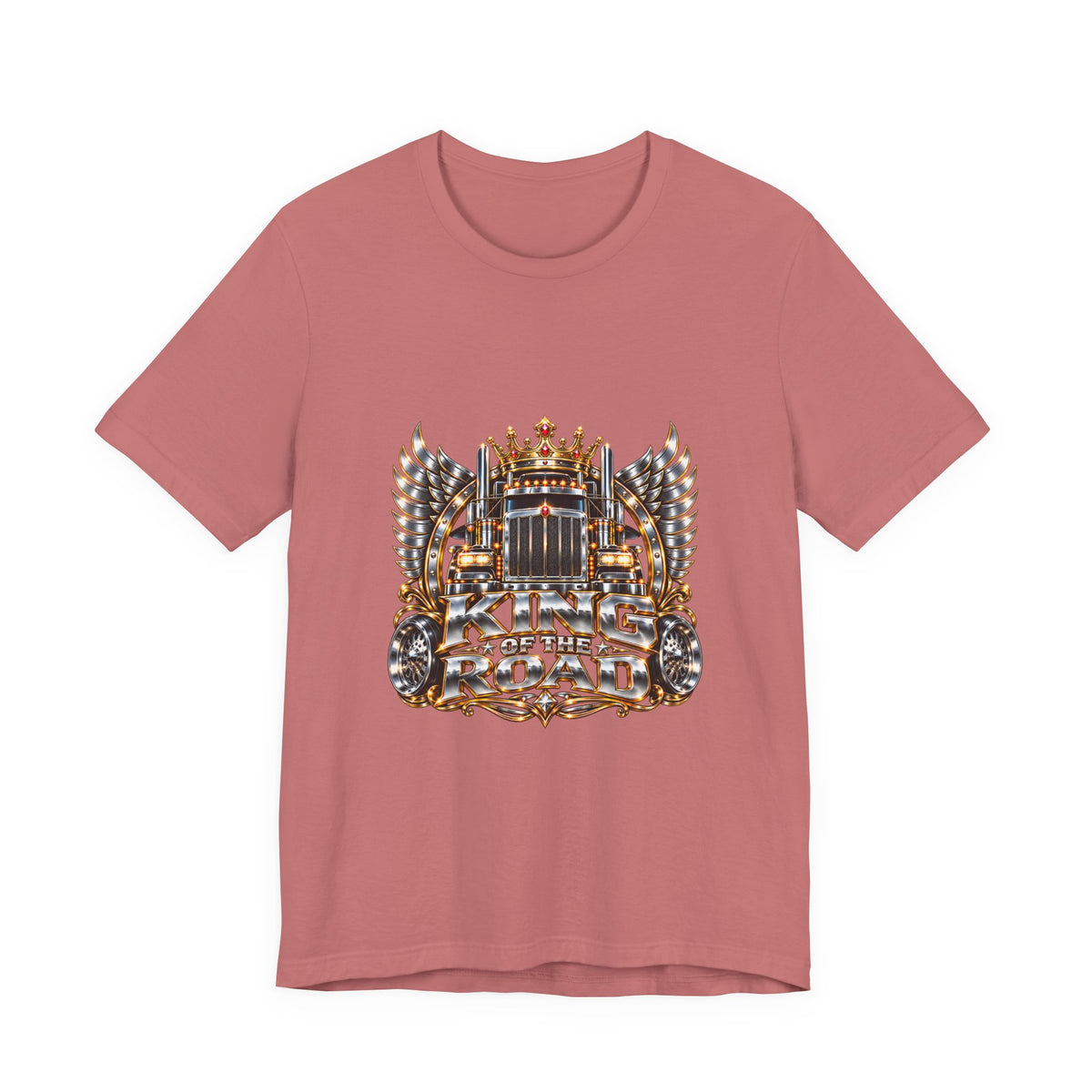 King of the Road unisex T-shirt in Mauve