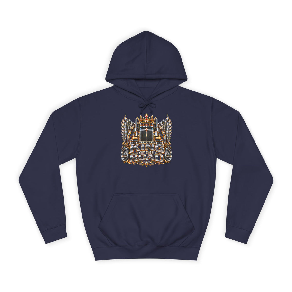 King of the Road pullover hoodie in Oxford Navy