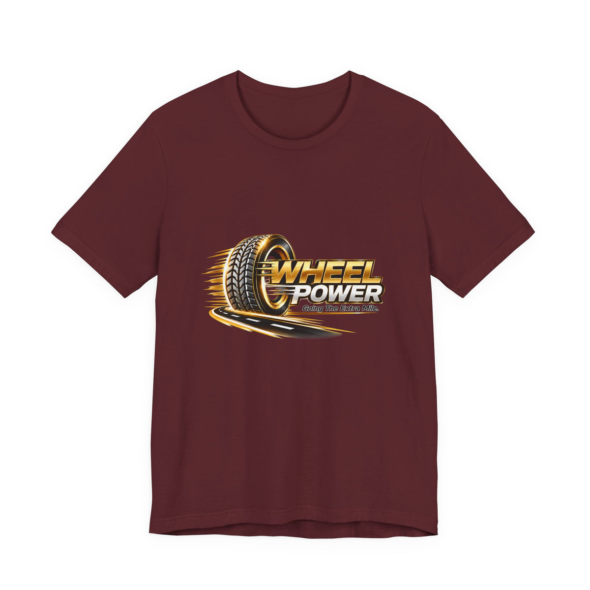 Wheel Power Going the Extra Mile unisex T-shirt in Maroon