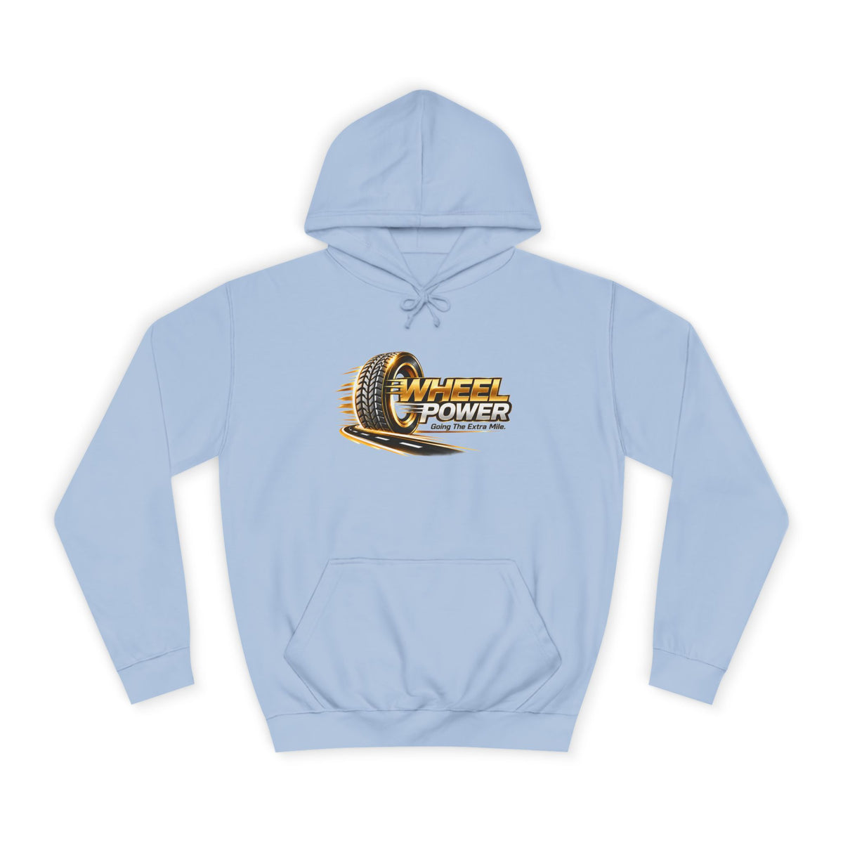 Wheel Power Going the Extra Mile pullover hoodie in Sky Blue