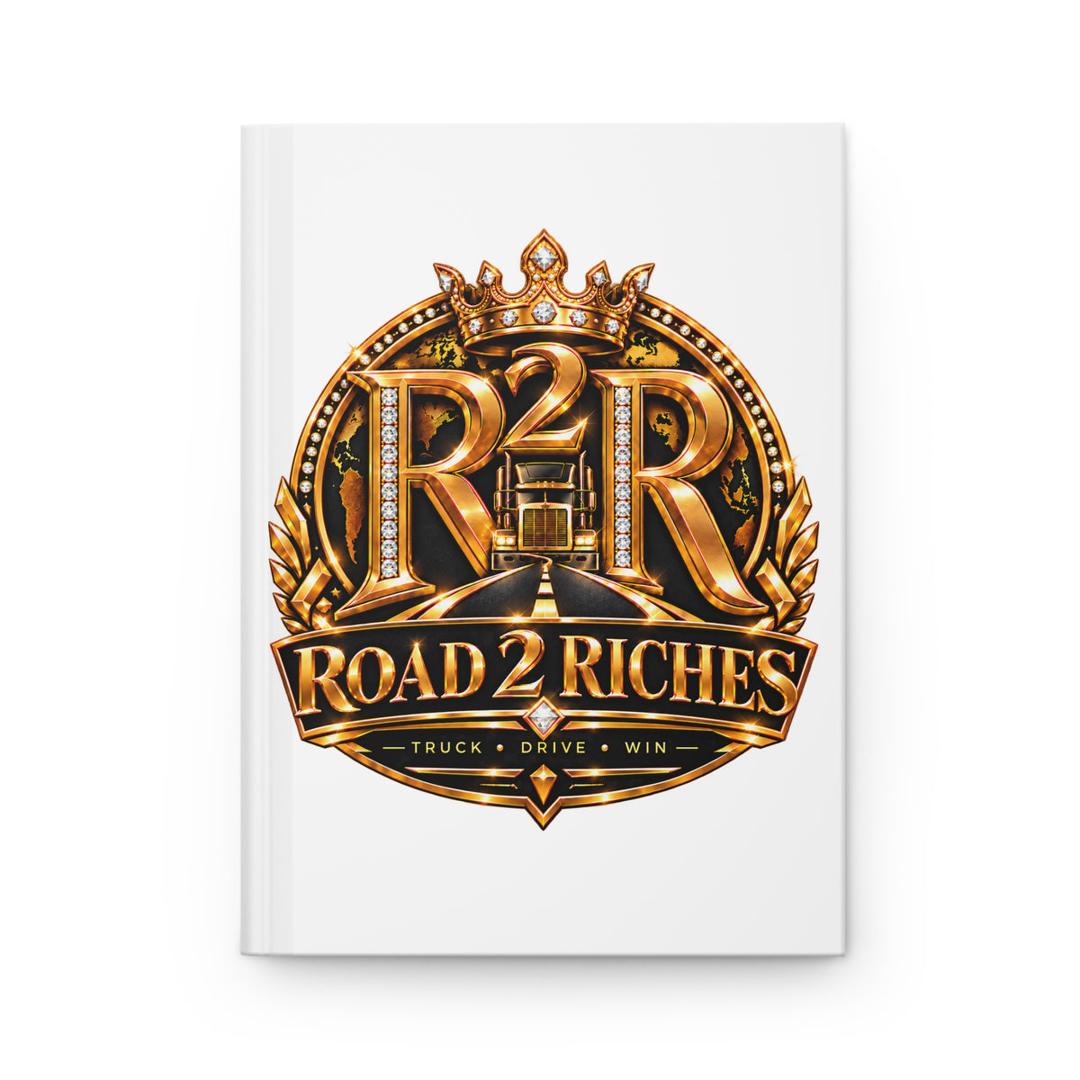 R2R Truck Drive Win journal product mockup