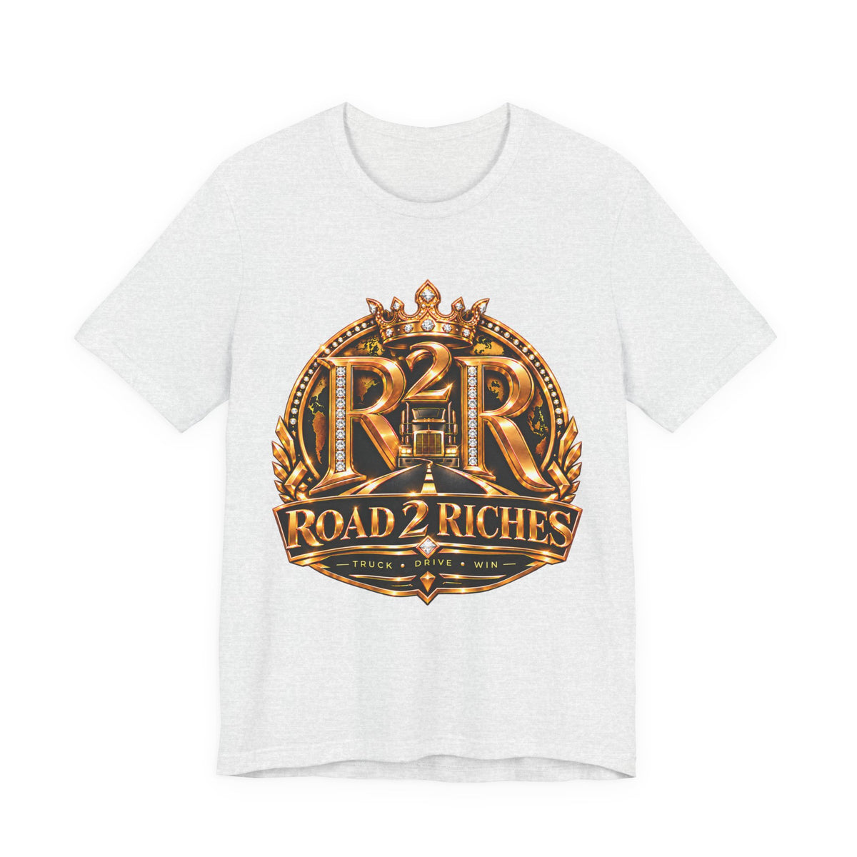 R2R Truck Drive Win unisex T-shirt in Ash