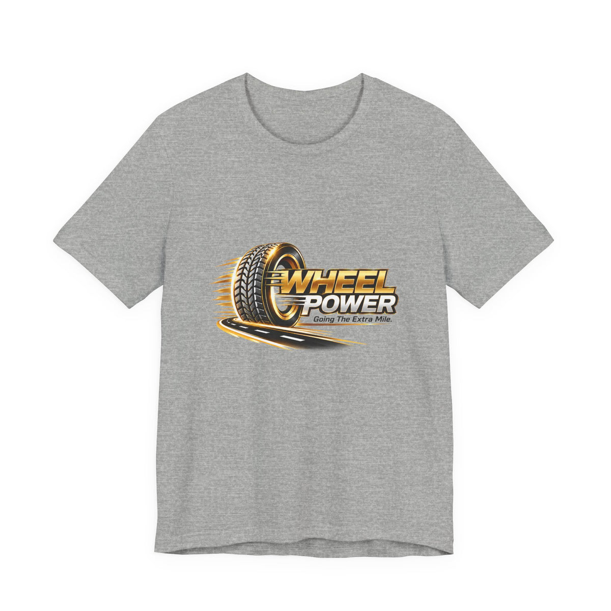 Wheel Power Going the Extra Mile unisex T-shirt in Athletic Heather